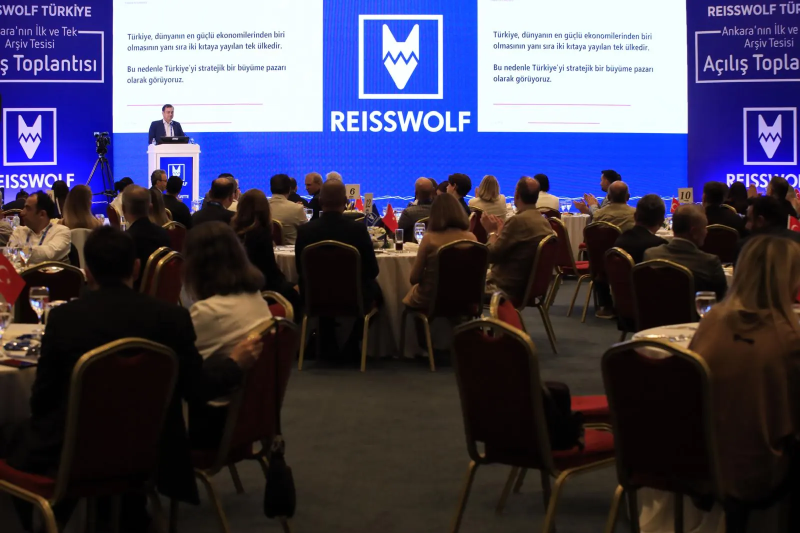 REISSWOLF Ankara açılış toplantısında kamu ve özel sektör temsilcileri
